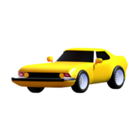 race car 3d rendering icon illustration png
