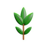 herbs 3d rendering icon illustration png