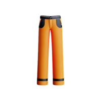 pantalones 3d representación icono ilustración png