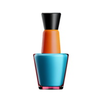 nail polish 3d rendering icon illustration png