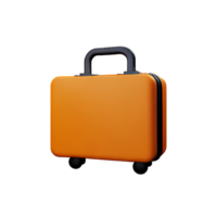 valise 3d le rendu icône illustration png