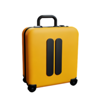 valise 3d le rendu icône illustration png