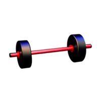 dumbbell  3d rendering icon illustration png