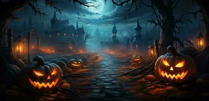 Halloween spooky background photo