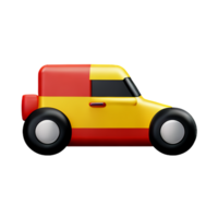 race car 3d rendering icon illustration png