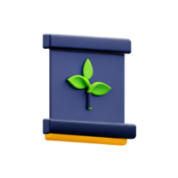 ervas 3d Renderização ícone ilustração png
