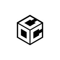 CCD letra logo diseño, inspiración para un único identidad. moderno elegancia y creativo diseño. filigrana tu éxito con el sorprendentes esta logo. vector