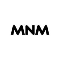 MNM Letter Logo Design, Inspiration for a Unique Identity. Modern Elegance and Creative Design. Watermark Your Success with the Striking this Logo. vector