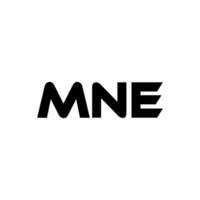 MNE Letter Logo Design, Inspiration for a Unique Identity. Modern Elegance and Creative Design. Watermark Your Success with the Striking this Logo. vector