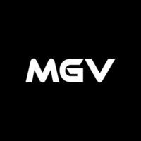 MGV Letter Logo Design, Inspiration for a Unique Identity. Modern Elegance and Creative Design. Watermark Your Success with the Striking this Logo. vector