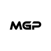 MGP Letter Logo Design, Inspiration for a Unique Identity. Modern Elegance and Creative Design. Watermark Your Success with the Striking this Logo. vector
