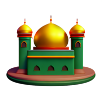 karbala 3d tolkning ikon illustration png