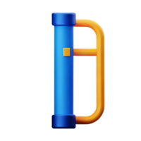 Rohr 3d Rendern Symbol Illustration png