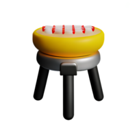 Grill 3d Rendern Symbol Illustration png