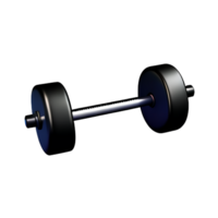 dumbbell  3d rendering icon illustration png