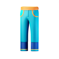 un pantalon 3d le rendu icône illustration png