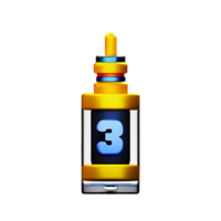 vape 3d rendering icon illustration png
