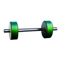 dumbbell  3d rendering icon illustration png