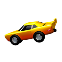 course voiture 3d le rendu icône illustration png