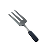 fork 3d rendering icon illustration png