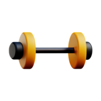 dumbbell  3d rendering icon illustration png