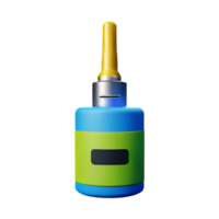 vape 3d rendering icon illustration png