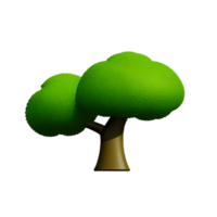 brócoli 3d representación icono ilustración png