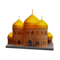 karbala 3d Renderização ícone ilustração png