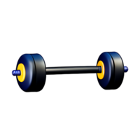 dumbbell  3d rendering icon illustration png