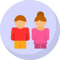 Children Vector Icon Design