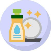 Dish washing Vector Icon Design