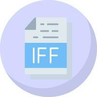 IFF File Format Vector Icon Design