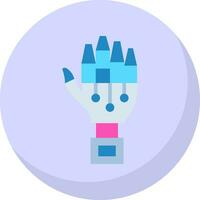 Robot hand Vector Icon Design