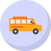 School bus Vector Icon Design