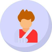 Broken arm Vector Icon Design