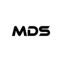 MDS Letter Logo Design, Inspiration for a Unique Identity. Modern Elegance and Creative Design. Watermark Your Success with the Striking this Logo. vector