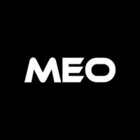 MEO Letter Logo Design, Inspiration for a Unique Identity. Modern Elegance and Creative Design. Watermark Your Success with the Striking this Logo. vector