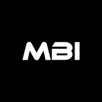 MBI Letter Logo Design, Inspiration for a Unique Identity. Modern Elegance and Creative Design. Watermark Your Success with the Striking this Logo. vector