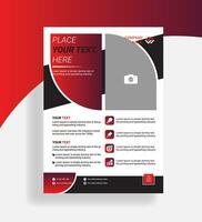 Corporate business flyer layout. Modern flier template design for business. vector