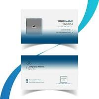 Modern Creative and Simple Corporate Business Card Template Design. vector