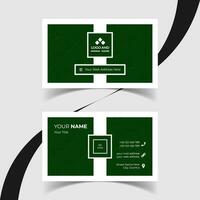 Modern Creative and Simple Corporate Business Card Template Design. vector