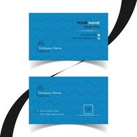 Modern Creative and Simple Corporate Business Card Template Design. vector