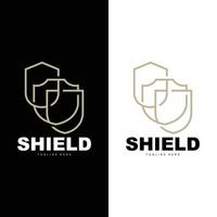 Shield Logo Vector Design Security Illustration Symbol Templet