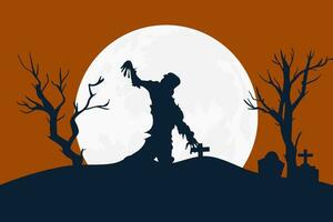 Halloween Set Background Elements Bundle Theme Pack vector