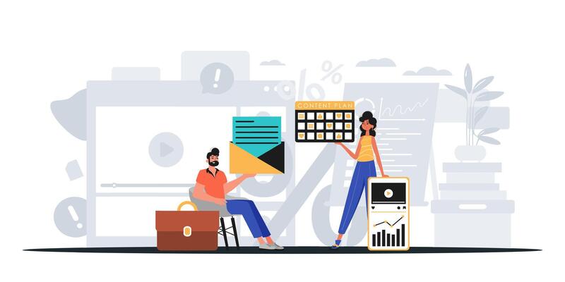 Digital Marketing Team. Ready to use banner