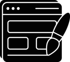 web design  glyph icons design style vector
