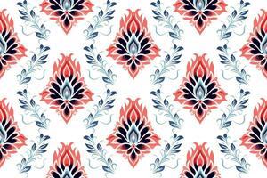 Abstract ethnic seamless pattern design. Aztec fabric carpet boho mandalas decorated. Tribal native motif traditional embroidery vector background