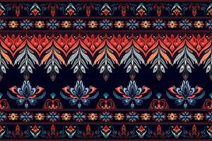 Abstract ethnic border patterns design. Aztec fabric textile mandala decorative. Tribal native motif traditional embroidery vector background