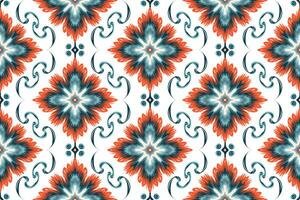 Abstract ethnic seamless pattern design. Aztec fabric carpet boho mandalas decorated. Tribal native motif traditional embroidery vector background