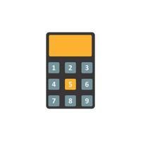 Calculator vector colored icon